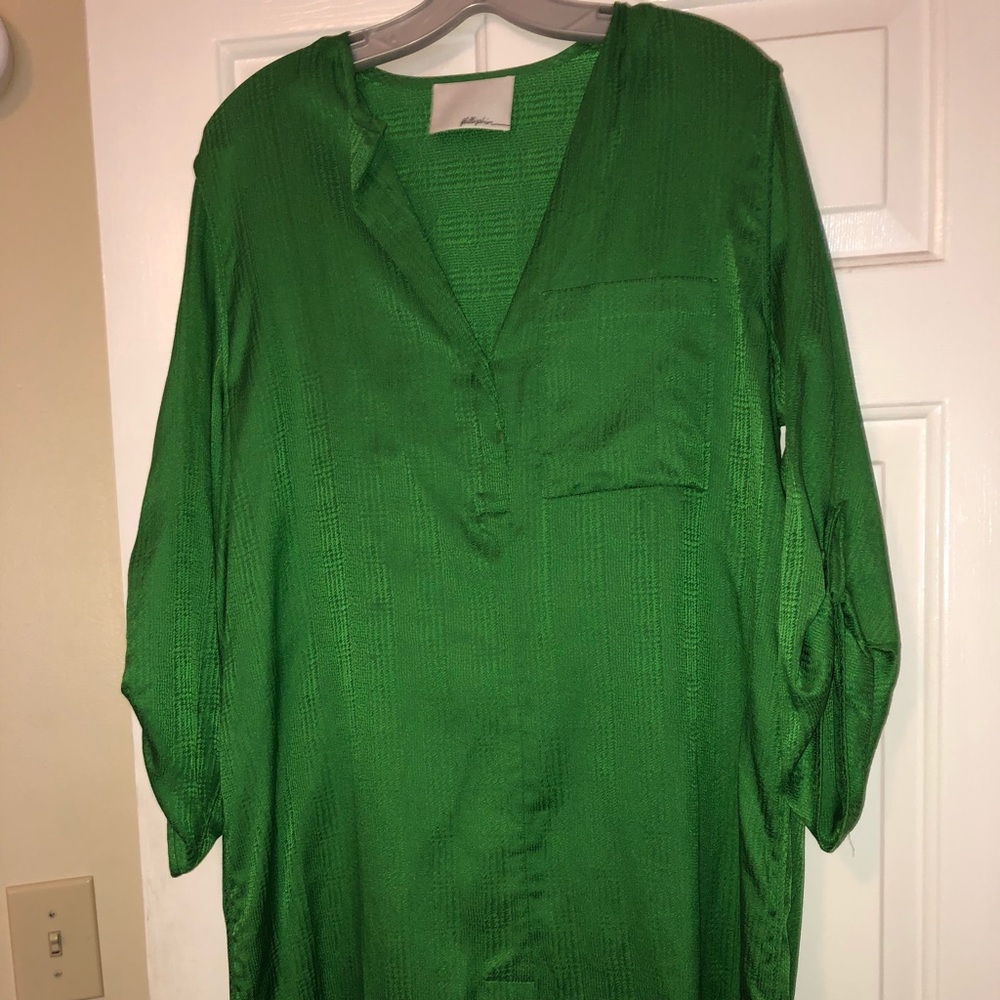 3.1 Phillip Lim Green Shirt Dress